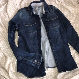 G-star denim slim button down shirt!!!